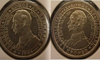 2 Krone sølv 1906 Erindringsmønt