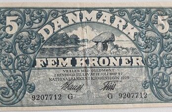 5 Krone seddel 1929